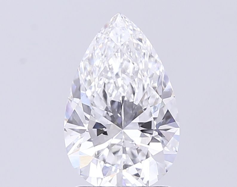Loose Lab Diamond - IGI Pear 2.0ct E VVS1: Loose Lab Diamond - IGI Pear 2.0ct E VVS1 A rare and exceptional lab-grown diamond, this 2.0ct IGI-certified pear-shaped gem boasts an impressive E color grade and VVS1 clarity, resulting in unparalle