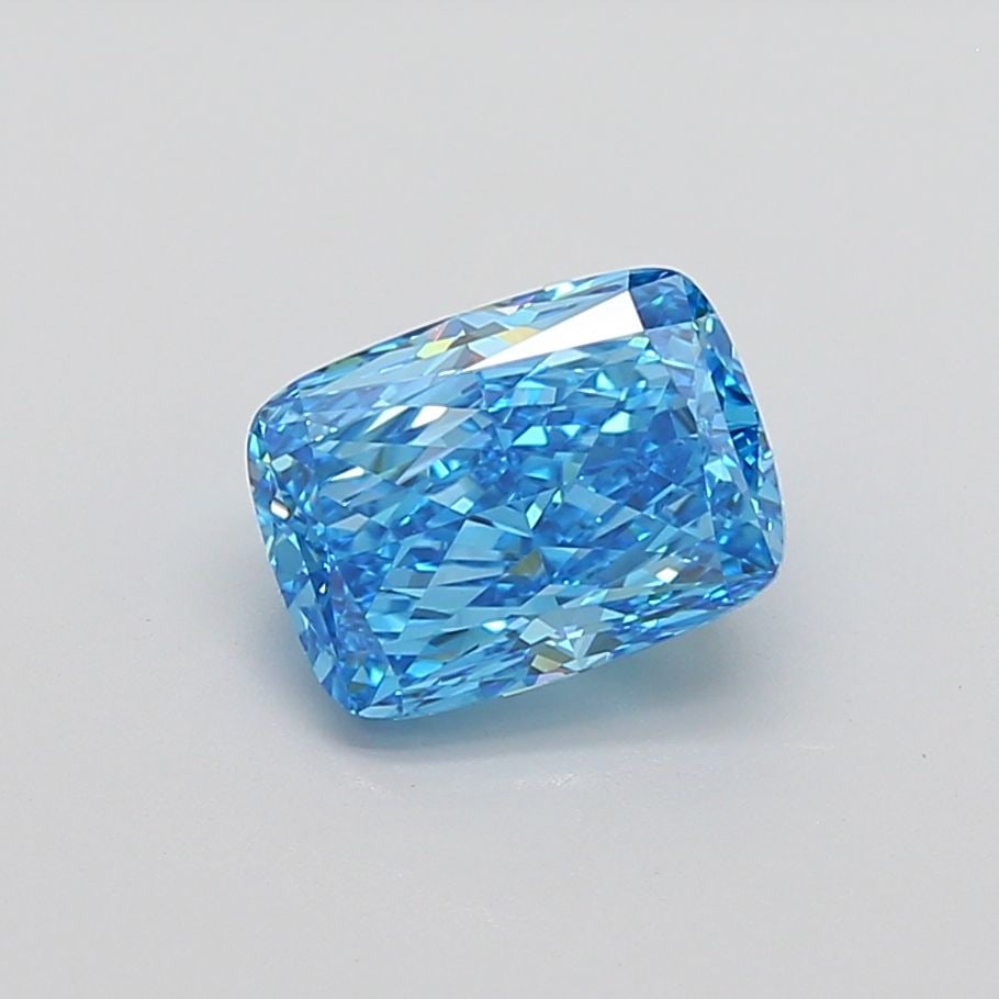 Loose Lab Diamond - IGI Cushion Modified 3.64ct Fancy Vivid Blue VVS2 (1 of 1)