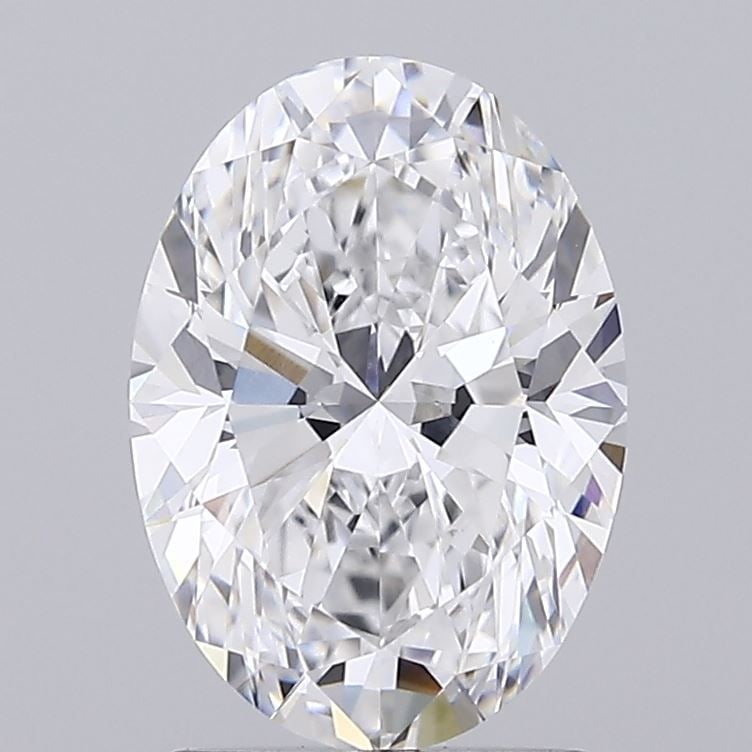 IGI Oval 2.03ct D VVS2 Loose Lab Diamond: IGI Oval 2.03ct D VVS2 Loose Lab Diamond Experience the beauty of a lab-grown diamond, certified by IGI as a D color, VVS2 clarity, and boasting exceptional cut, polish, and symmetry. This 2.03ct