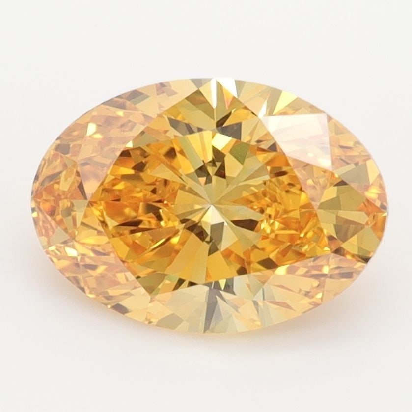 IGI Oval 2.05ct Fancy Vivid Yellow VVS1 Loose Lab Diamond: IGI Oval 2.05ct Fancy Vivid Yellow VVS1 Loose Lab Diamond Experience the brilliance of nature in a lab-grown diamond, certified by IGI as Fancy Vivid Yellow with exceptional clarity and cut. This 2.05