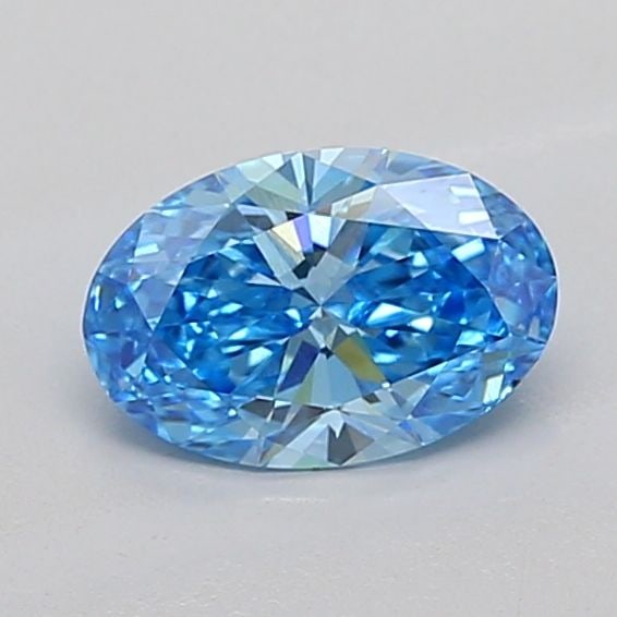 IGI Oval 1.04ct Fancy Vivid Blue VVS1 Loose Lab Diamond: IGI Oval 1.04ct Fancy Vivid Blue VVS1 Loose Lab Diamond Experience the rare beauty of a Fancy Vivid Blue diamond, one of the most elusive and coveted colors in nature. This 1.04ct IGI-certified lab-gr