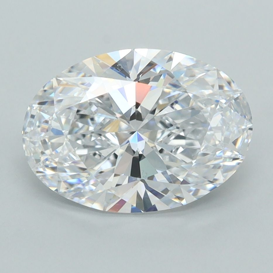 IGI Oval 2.51ct D VVS1 Loose Lab Diamond: IGI Oval 2.51ct D VVS1 Loose Lab Diamond A rare and exceptional lab-grown diamond, this 2.51ct IGI Oval features an impressive D color, VVS1 clarity, and EX polish and symmetry. Its flawless appearanc