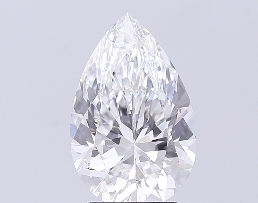 Loose Lab Diamond - IGI Pear 3.03ct E VVS2: Loose Lab Diamond - IGI Pear 3.03ct E VVS2 A rare and exceptional laboratory-grown diamond, this 3.03ct pear-cut gem boasts an impressive E color grade and VVS2 clarity, making it a true standout amon