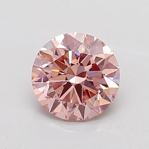 Vivid Pink VVS2 0.7ct Fancy Round Lab Diamond: Vivid Pink VVS2 0.7ct Fancy Round Lab Diamond Experience the breathtaking beauty of this Vivid Pink VVS2 0.7ct Fancy Round Lab Diamond, boasting an EX cut and VG polish for maximum sparkle. Its unique