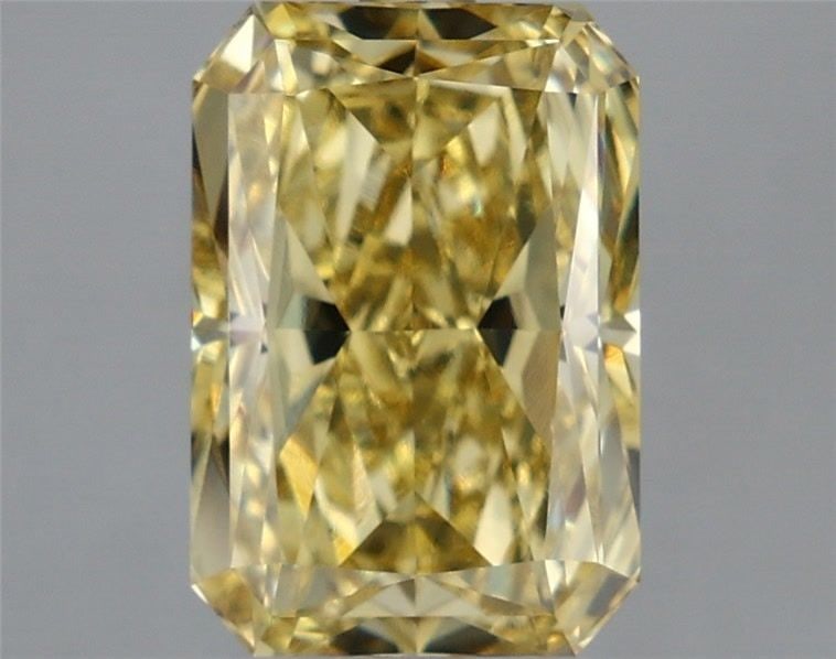 IGI Radiant 4.41ct Fancy Intense Yellow VVS2 Loose Lab Diamond: IGI Radiant 4.41ct Fancy Intense Yellow VVS2 Loose Lab Diamond Experience the vibrant beauty of nature in a lab-grown diamond, certified by IGI as Fancy Intense Yellow VVS2. This exquisite 4.41ct ston