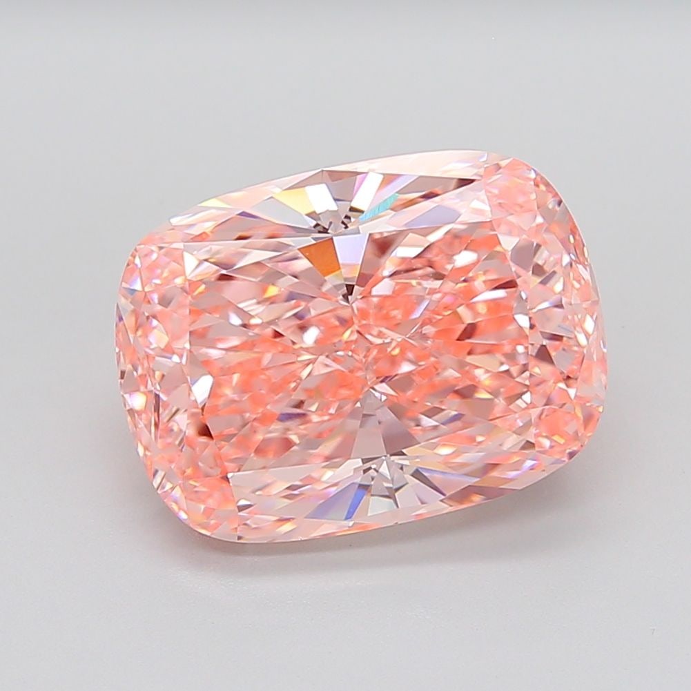 Loose Lab Diamond - IGI Cushion Modified 10.16ct Fancy Vivid Pink VVS2: Loose Lab Diamond - IGI Cushion Modified 10.16ct Fancy Vivid Pink VVS2 Experience the rare beauty of a lab-grown diamond, expertly certified by the International Gemological Institute (IGI) as a Fancy