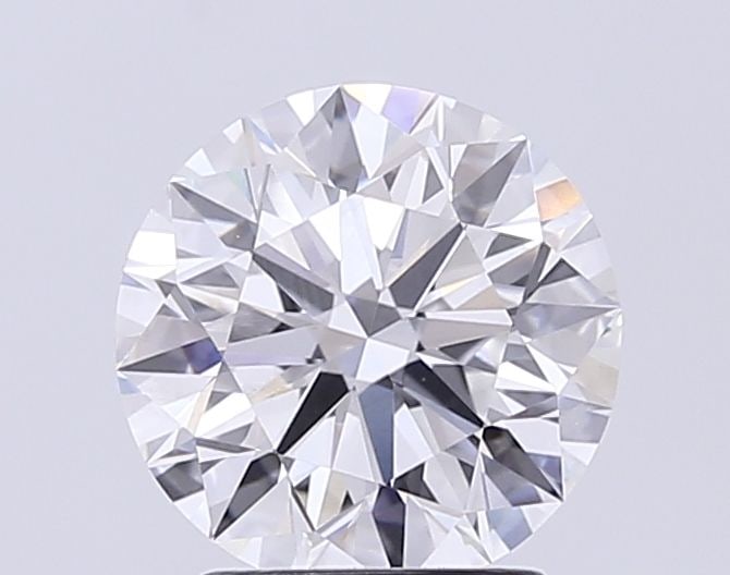 IGI Round 2.56ct E VVS2 Ideal Loose Lab Diamond: IGI Round 2.56ct E VVS2 Ideal Loose Lab Diamond A rare and exceptional lab-grown diamond, certified by the International Gemological Institute (IGI), boasts an impressive 2.56 carats of unparalleled b