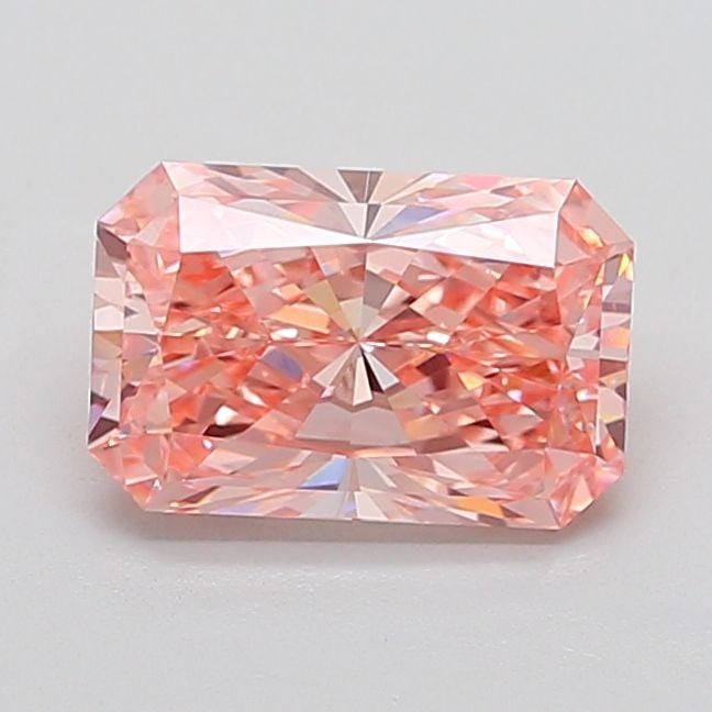 IGI Radiant 3.54ct Fancy Vivid Pink VVS2 Loose Lab Diamond: IGI Radiant 3.54ct Fancy Vivid Pink VVS2 Loose Lab Diamond Experience the unparalleled beauty of a lab-grown diamond, certified by IGI as a Fancy Vivid Pink VVS2, boasting exceptional clarity and cut
