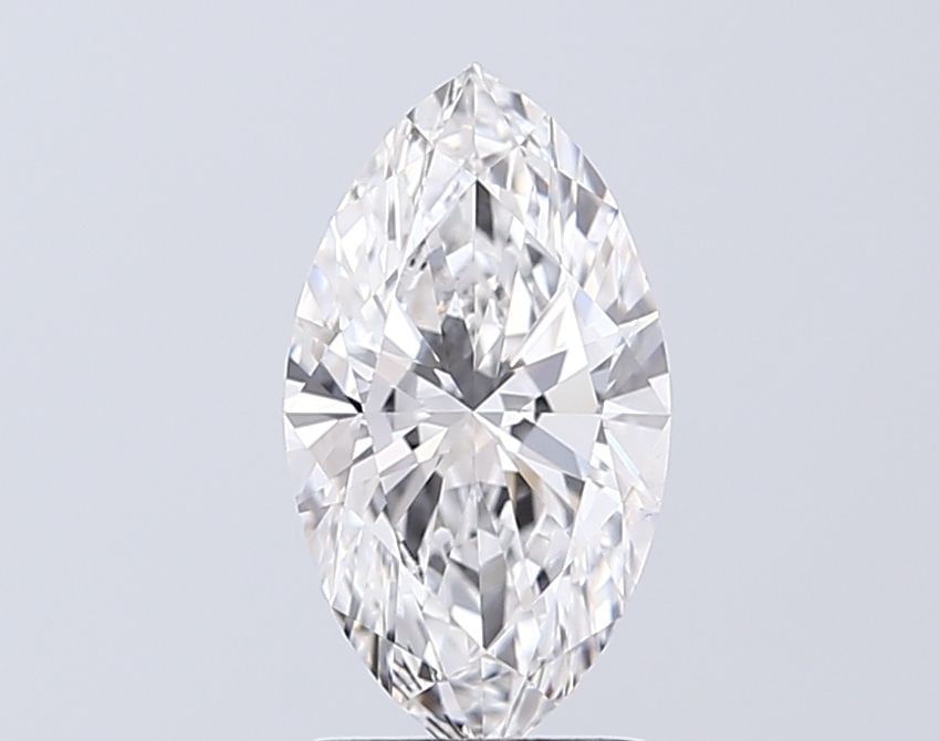 IGI Marquise 1.59ct E VVS2 Loose Lab Diamond: IGI Marquise 1.59ct E VVS2 Loose Lab Diamond Experience the brilliance of a lab-grown diamond, certified by IGI as a 1.59ct E VVS2 Marquise cut gemstone. Its exceptional clarity and EX polish make it