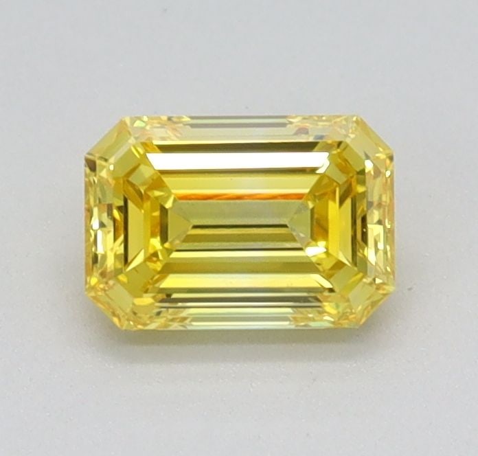 Loose Lab Diamond - IGI Emerald 0.52ct Fancy Vivid Yellow VVS1: Loose Lab Diamond - IGI Emerald 0.52ct Fancy Vivid Yellow VVS1 A true gem for the discerning collector, this 0.52ct IGI Emerald-certified lab diamond boasts an exceptional Fancy Vivid Yellow color and