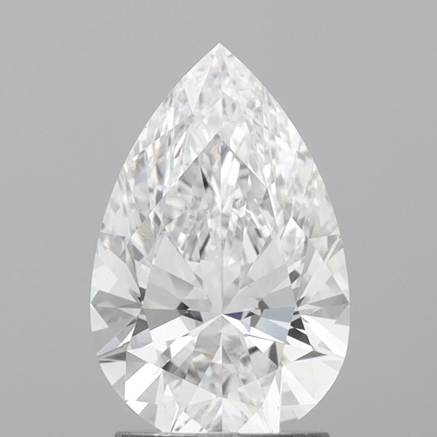Loose Lab Diamond - IGI Pear 2.03ct E VVS2: Loose Lab Diamond - IGI Pear 2.03ct E VVS2 A stunning lab-grown diamond, certified by the International Gemological Institute (IGI), boasts exceptional clarity and color. This 2.03ct pear-shaped gemst
