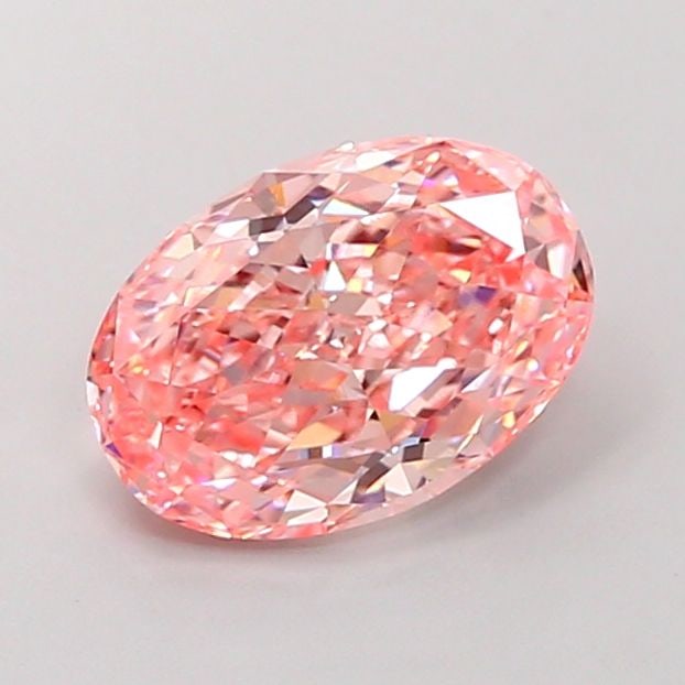 IGI Oval 2.64ct Fancy Vivid Pink VVS2 Loose Lab Diamond (1 of 1)