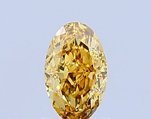 IGI Oval 1.0ct Fancy Vivid Yellow VVS2 Loose Lab Diamond: IGI Oval 1.0ct Fancy Vivid Yellow VVS2 Loose Lab Diamond A vibrant and rare Fancy Vivid Yellow diamond, certified by the International Gemological Institute (IGI), boasts exceptional clarity with a VV