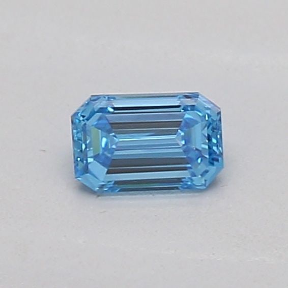 Loose Lab Diamond - IGI Emerald 0.15ct Fancy Vivid Blue VVS2: Loose Lab Diamond - IGI Emerald 0.15ct Fancy Vivid Blue VVS2 Experience the rare beauty of a lab-grown Fancy Vivid Blue diamond, certified by IGI as VVS2 clarity and boasting an EX polish. This stunni