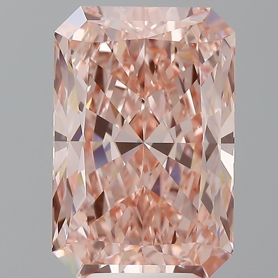 IGI Radiant 6.64ct Fancy Vivid Pink VVS2 Loose Lab Diamond: IGI Radiant 6.64ct Fancy Vivid Pink VVS2 Loose Lab Diamond Experience the rare beauty of a Fancy Vivid Pink diamond, one of the most coveted colors in the world of gemstones. This stunning 6.64ct lab-