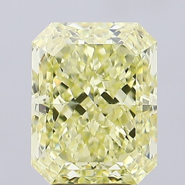 IGI Radiant 4.53ct Fancy Intense Yellow VVS2 Loose Lab Diamond: IGI Radiant 4.53ct Fancy Intense Yellow VVS2 Loose Lab Diamond Experience the vibrant warmth of a rare and radiant gemstone - our IGI-certified, Fancy Intense Yellow VVS2 lab-grown diamond boasts an