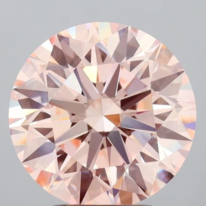 IGI Round 3.5ct Fancy Intense Pink VVS2 Loose Lab Diamond: IGI Round 3.5ct Fancy Intense Pink VVS2 Loose Lab Diamond Experience the rare beauty of a Fancy Intense Pink diamond, one of the most vibrant and coveted colors in nature. This exquisite 3.5ct