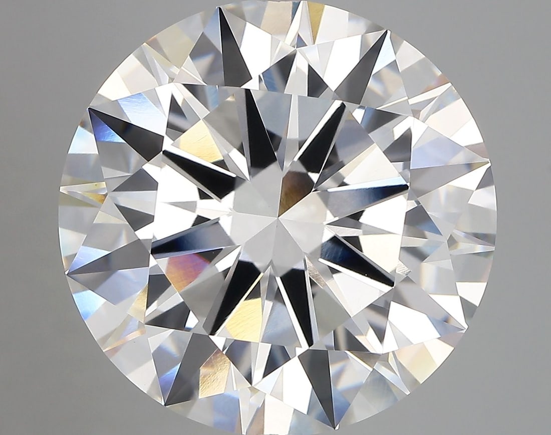 IGI Round 16.15ct G VVS2 Diamond: IGI Round 16.15ct G VVS2 Diamond Experience the unparalleled brilliance of this exceptional 16.15ct IGI Round diamond, boasting an impressive EX cut and flawless VVS2 clarity. Grown in a lab for maxim