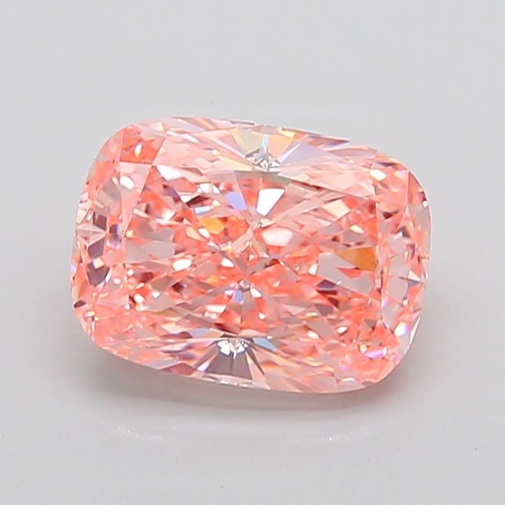 Loose Lab Diamond - IGI Cushion Modified 4.28ct Fancy Vivid Pink VVS2: Loose Lab Diamond - IGI Cushion Modified 4.28ct Fancy Vivid Pink VVS2 Experience the rare beauty of a Fancy Vivid Pink Lab Diamond, certified by IGI and boasting exceptional clarity (VVS2) and polish