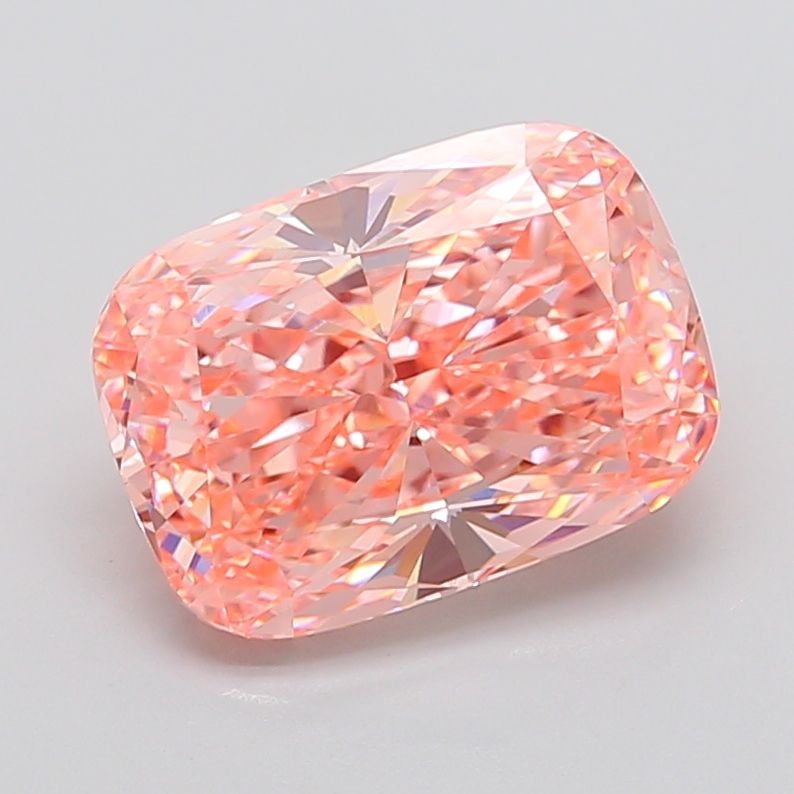 Loose Lab Diamond - IGI Cushion Modified 6.7ct Fancy Vivid Pink VVS2 (1 of 1)