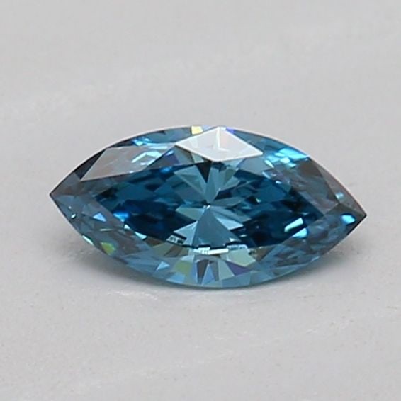 IGI Marquise 0.15ct Fancy Vivid Blue VVS2 Loose Lab Diamond: IGI Marquise 0.15ct Fancy Vivid Blue VVS2 Loose Lab Diamond Experience the breathtaking beauty of a Fancy Vivid Blue diamond, one of the rarest and most coveted colors in nature. This stunning 0.15ct
