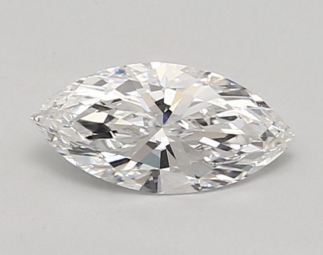 IGI Marquise Diamond 0.99ct D VVS2: IGI Marquise Diamond 0.99ct D VVS2 A rare and exceptional laboratory-grown marquise diamond, certified by the International Gemological Institute (IGI), boasts an impressive 0.99 carat size with flawl