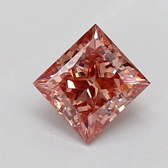 IGI Princess 0.61ct Fancy Intense Brownish Pink VVS2 Loose Lab Diamond (1 of 1)