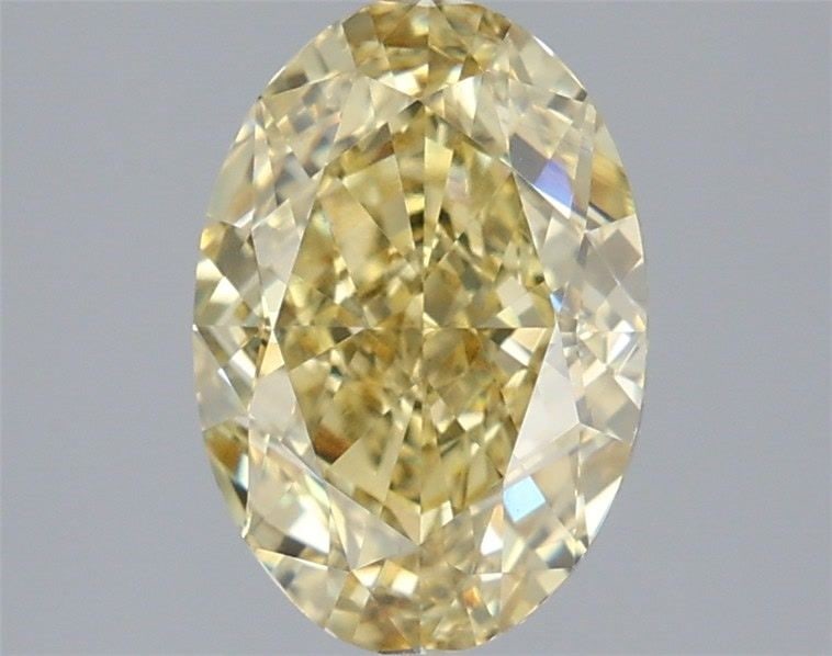 IGI Oval 2.83ct Fancy Intense Yellow VVS2 Loose Lab Diamond (1 of 1)