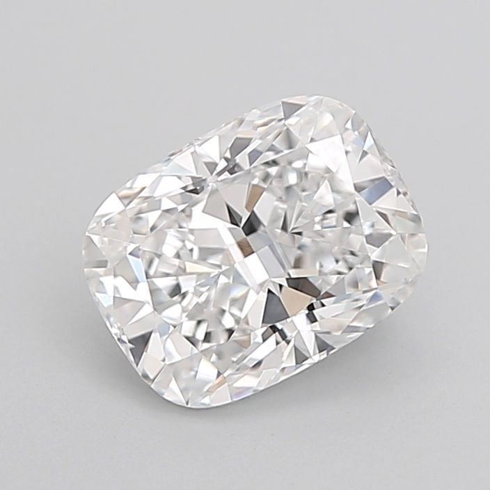 Loose Lab Diamond - IGI Cushion Modified 1.61ct D VVS2: Loose Lab Diamond - IGI Cushion Modified 1.61ct D VVS2 A truly unique and rare gem, this 1.61ct lab-grown diamond boasts exceptional clarity with a VVS2 grade, making it virtually flawless. Its impres