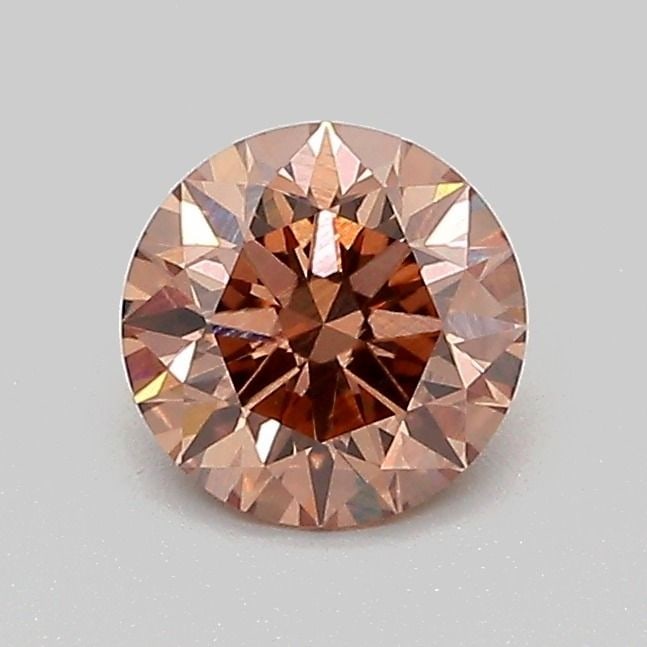 IGI Round 0.75ct Fancy Brown VVS2 Loose Lab Diamond: IGI Round 0.75ct Fancy Brown VVS2 Loose Lab Diamond A stunning Fancy Brown round lab diamond, certified by the International Gemological Institute (IGI), boasts exceptional clarity and color. With its