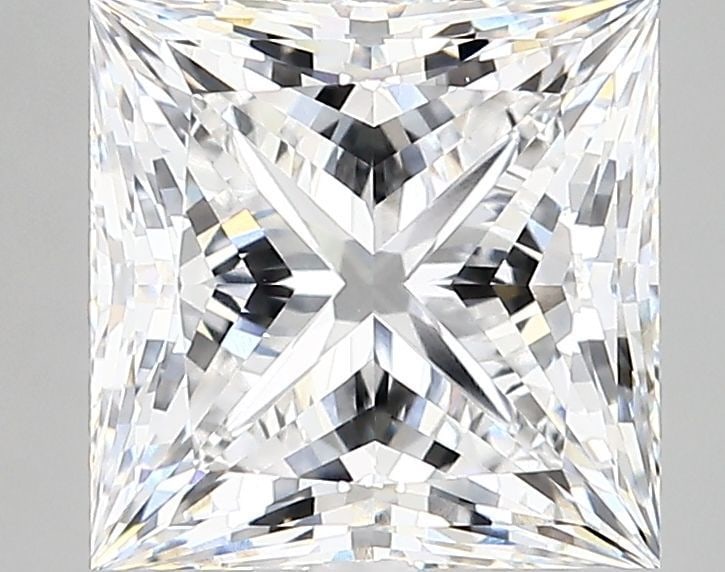 Loose Lab Diamond - GIA Princess 3.52ct E VVS2: Loose Lab Diamond - GIA Princess 3.52ct E VVS2 Experience the exceptional quality of this stunning lab-grown diamond, certified by the prestigious GIA as a Princess cut with a vibrant E color and exce