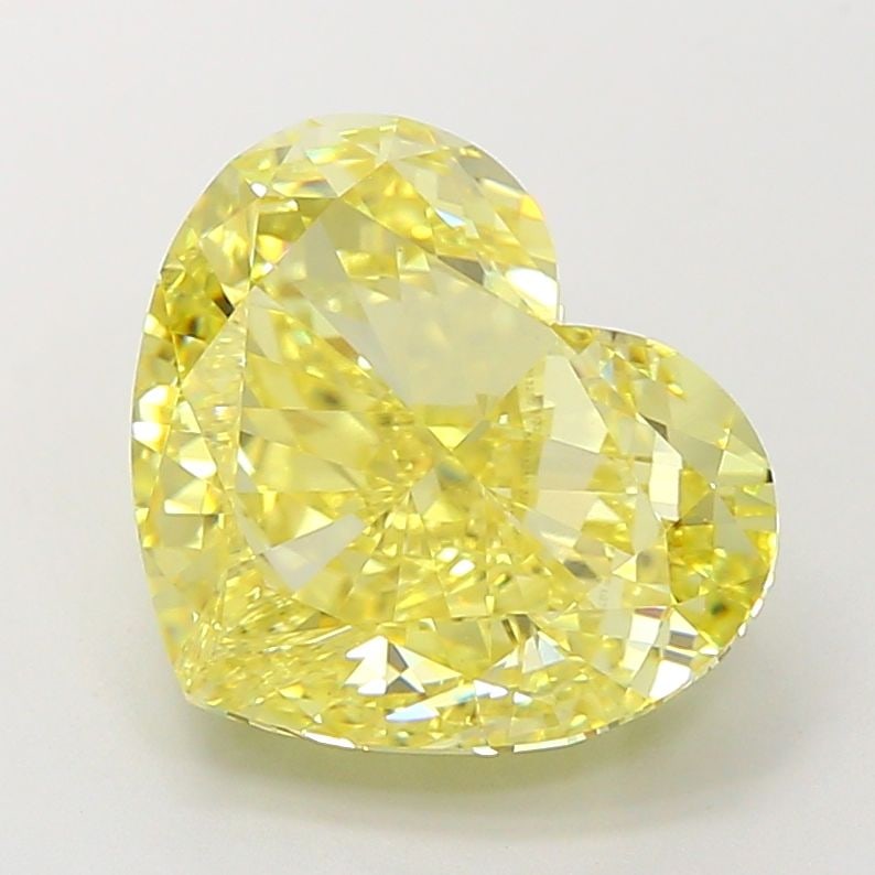Loose Lab Diamond - IGI Heart 6.02ct Fancy Intense Yellow VVS2: Loose Lab Diamond - IGI Heart 6.02ct Fancy Intense Yellow VVS2 Experience the warmth and uniqueness of a lab-grown diamond, certified by IGI as a Fancy Intense Yellow VVS2. This stunning 6.02ct gem bo