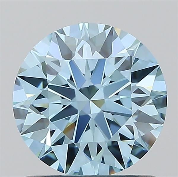 IGI Round 0.93ct Fancy Vivid Blue VVS1 Ideal Loose Lab Diamond: IGI Round 0.93ct Fancy Vivid Blue VVS1 Ideal Loose Lab Diamond Experience the breathtaking beauty of a Fancy Vivid Blue diamond, one of the rarest and most coveted colors in nature. This exceptional 0