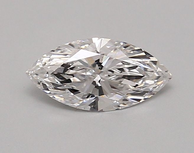 IGI Marquise 0.79ct D VVS2 Diamond: IGI Marquise 0.79ct D VVS2 Diamond A stunning lab-grown diamond, certified by the International Gemological Institute (IGI), boasts exceptional clarity and color with its VVS2 grade and D color. Its p