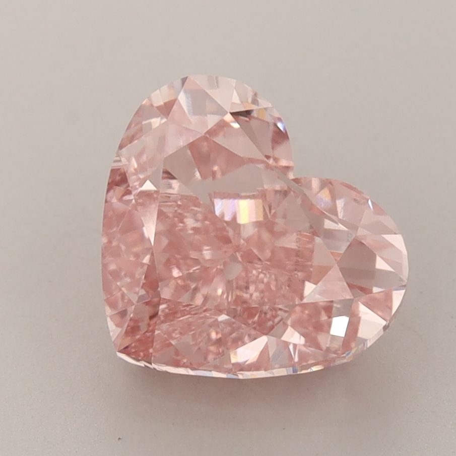 IGI Heart 3.23ct Fancy Vivid Pink VVS2 Loose Lab Diamond (1 of 1)