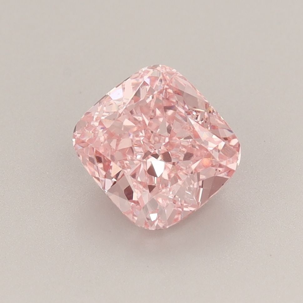 Loose Lab Diamond - IGI Cushion Brilliant 1.56ct Fancy Vivid Pink VVS2: Loose Lab Diamond - IGI Cushion Brilliant 1.56ct Fancy Vivid Pink VVS2 Experience the rare beauty of a Fancy Vivid Pink lab diamond, certified by the International Gemological Institute (IGI) as VVS2
