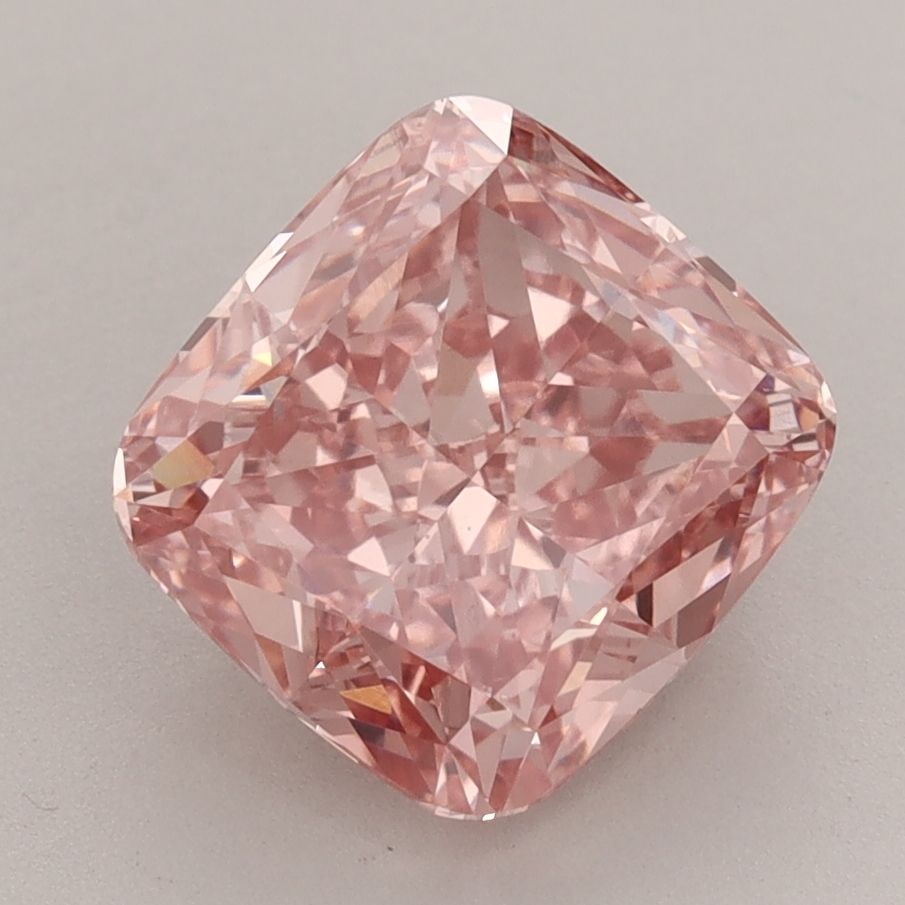IGI Cushion Modified 3.45ct Fancy Intense Pink VVS2 Loose Lab Diamond: IGI Cushion Modified 3.45ct Fancy Intense Pink VVS2 Loose Lab Diamond Experience the rare beauty of a Fancy Intense Pink diamond, one of the most vibrant and coveted colors in the world of gemstones.