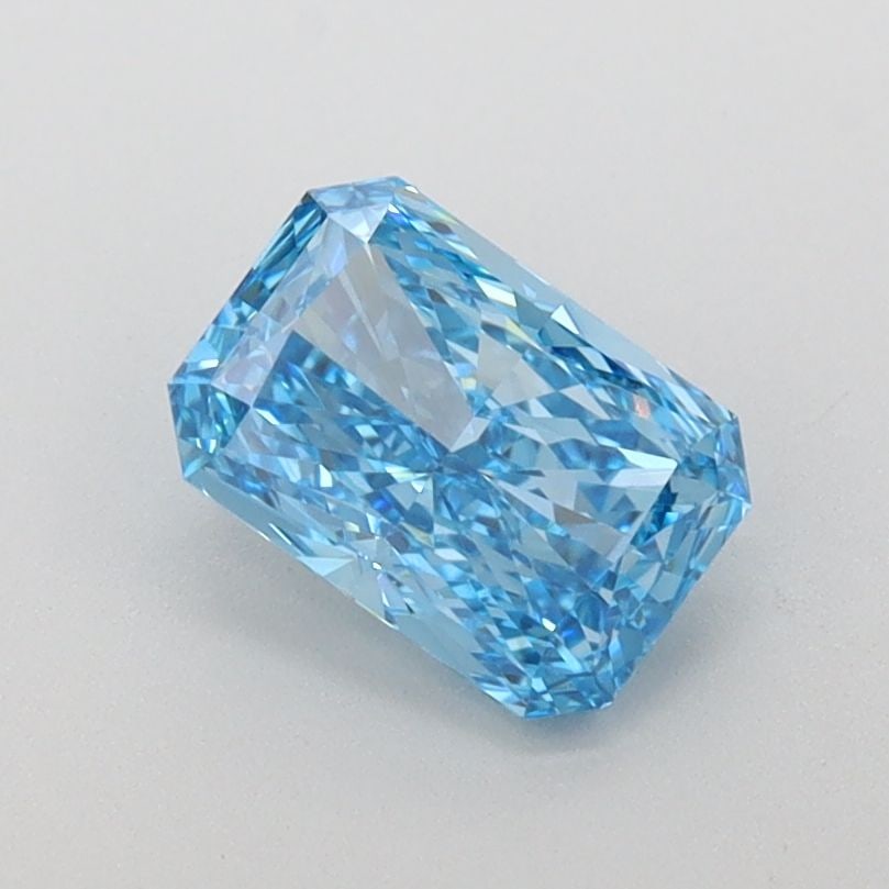IGI Radiant 1.02ct Fancy Vivid Blue VVS2 Loose Lab Diamond: IGI Radiant 1.02ct Fancy Vivid Blue VVS2 Loose Lab Diamond Experience the breathtaking beauty of a lab-grown Fancy Vivid Blue diamond, certified by IGI as VVS2 in clarity and EX in polish and