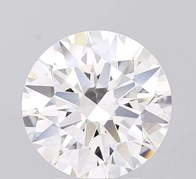 IGI Round 4.02ct E VVS2 Loose Lab Diamond: IGI Round 4.02ct E VVS2 Loose Lab Diamond A rare opportunity to own a stunning, lab-grown diamond with exceptional clarity and color. This 4.02ct IGI Round E VVS2 gem boasts an EX cut, polish, and