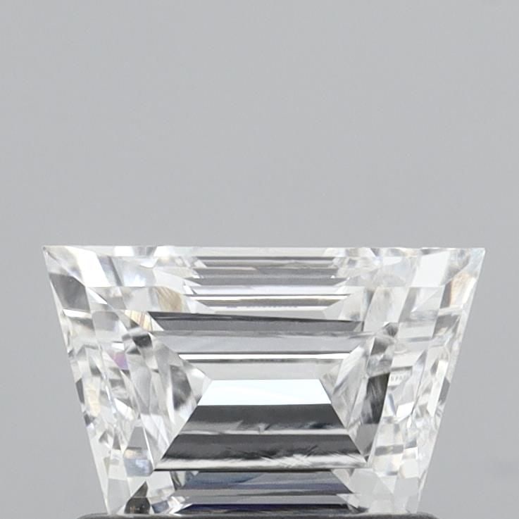 Loose Lab Diamond - IGI Trapezoid 0.75ct D VVS2: Loose Lab Diamond - IGI Trapezoid 0.75ct D VVS2 A rare and exceptional lab-grown diamond, certified by the International Gemological Institute (IGI), boasts an impressive 0.75 carat trapezoid cut with