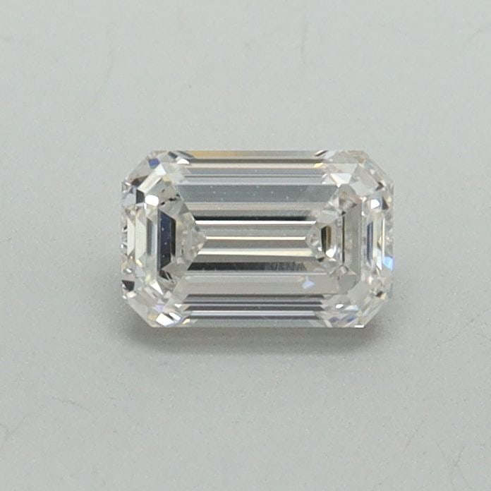 IGI Emerald 0.41ct F VVS2 Loose Lab Diamond: IGI Emerald 0.41ct F VVS2 Loose Lab Diamond A rare and exceptional lab-grown emerald-cut diamond, certified by the International Gemological Institute (IGI), boasts an impressive 0.41 carat size with