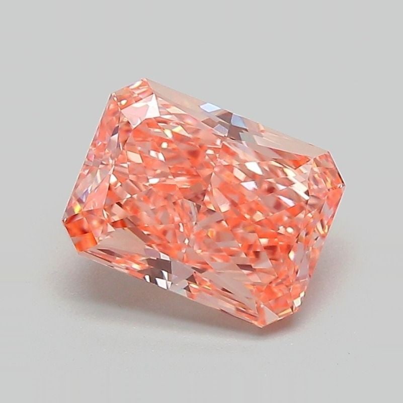 IGI Radiant 1.92ct Fancy Vivid Pink VVS2 Loose Lab Diamond: IGI Radiant 1.92ct Fancy Vivid Pink VVS2 Loose Lab Diamond Experience the rare beauty of a Fancy Vivid Pink diamond, one of the most coveted colors in the world of gemstones. This stunning 1.92ct IGI-