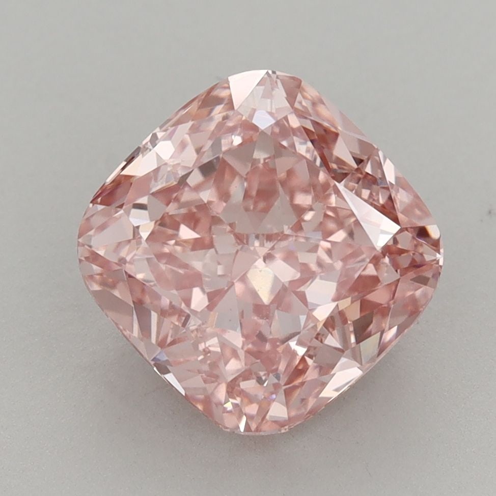Loose 3.69ct Fancy Vivid Pink VVS2 IGI Cushion Diamond: Loose 3.69ct Fancy Vivid Pink VVS2 IGI Cushion Diamond Experience the rare beauty of a Fancy Vivid Pink diamond, one of the most coveted colors in the world of gemstones. This stunning 3.69ct cushion-