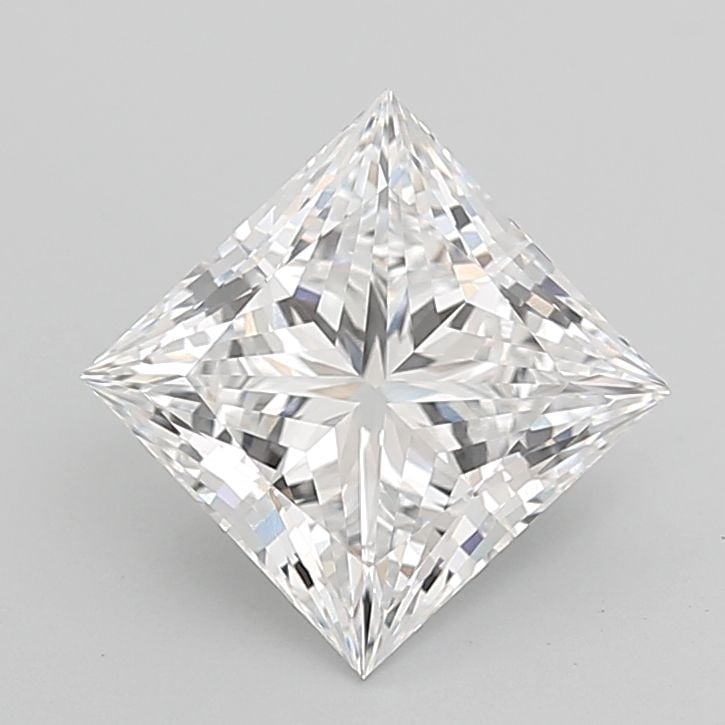 Loose Lab Diamond - GIA Princess 3.78ct D VVS2: Loose Lab Diamond - GIA Princess 3.78ct D VVS2 A rare and exceptional lab-grown diamond, certified by the prestigious GIA, boasts an impressive 3.78 carats of unparalleled brilliance with a color grad