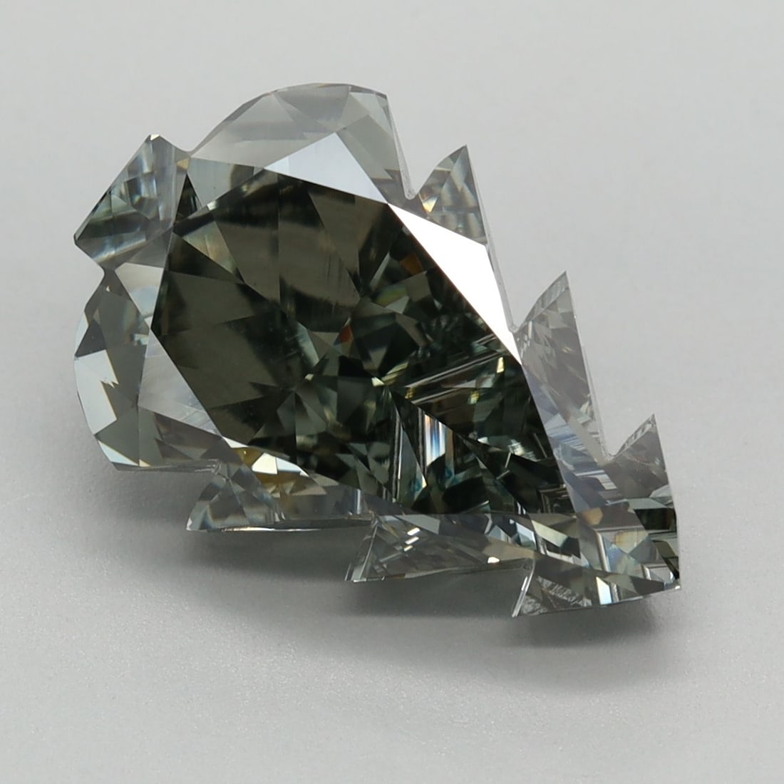 Loose Lab Diamond - IGI Other 4.52ct Fancy Gray Green VVS2: Loose Lab Diamond - IGI Other 4.52ct Fancy Gray Green VVS2 Experience the unique beauty of a lab-grown diamond, certified by IGI as Fancy Gray Green with exceptional clarity and cut. This 4.52ct gemst