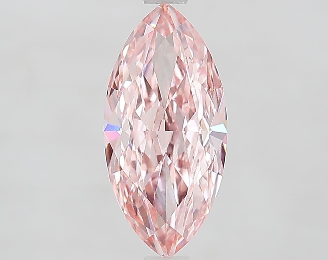 IGI Marquise 2.1ct Fancy Vivid Pink VVS2 Loose Lab Diamond: IGI Marquise 2.1ct Fancy Vivid Pink VVS2 Loose Lab Diamond Experience the breathtaking beauty of this 2.1ct Fancy Vivid Pink VVS2 loose lab diamond, certified by IGI and showcasing exceptional cut, co