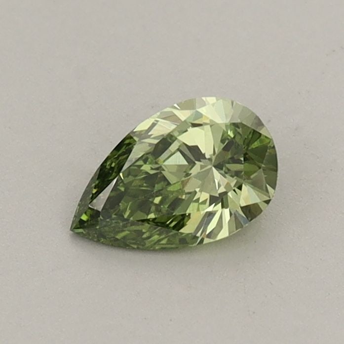 Loose Lab Diamond - IGI Pear 0.37ct Fancy Vivid Green VVS2: Loose Lab Diamond - IGI Pear 0.37ct Fancy Vivid Green VVS2 Experience the rare beauty of a lab-grown diamond, certified by the International Gemological Institute (IGI) as Fancy Vivid Green with excep
