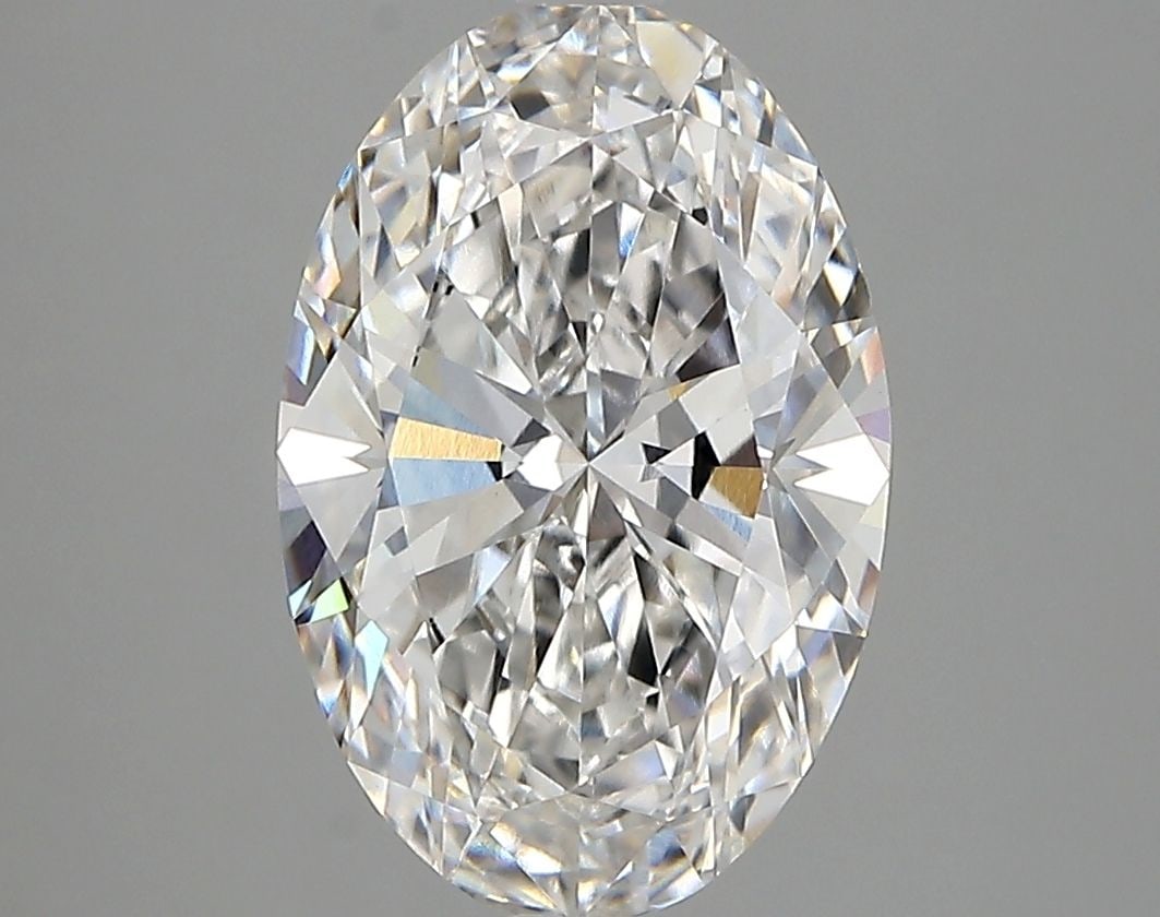 IGI Oval 3.01ct F VVS2 Loose Lab Diamond: IGI Oval 3.01ct F VVS2 Loose Lab Diamond A rare and exceptional lab-grown diamond, certified by the International Gemological Institute (IGI), boasts an impressive 3.01 carats of flawless VVS2 clarity