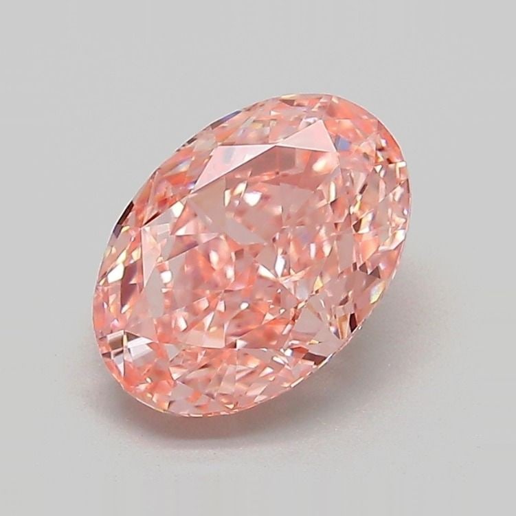 IGI Oval 1.85ct Fancy Vivid Pink VVS2 Loose Lab Diamond: IGI Oval 1.85ct Fancy Vivid Pink VVS2 Loose Lab Diamond Experience the breathtaking beauty of a lab-grown Fancy Vivid Pink diamond, certified by the International Gemological Institute (IGI) as VVS2 i