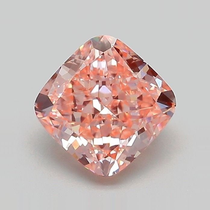 Loose Lab Diamond - IGI Cushion Modified 1.64ct Fancy Intense Pink VVS2: Loose Lab Diamond - IGI Cushion Modified 1.64ct Fancy Intense Pink VVS2 A true gem for the discerning collector, this 1.64ct Fancy Intense Pink lab diamond boasts exceptional clarity (VVS2) and polish